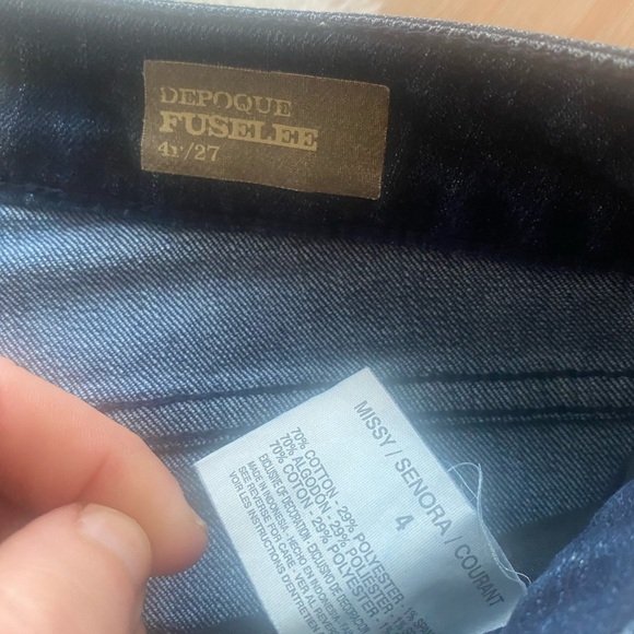 9/10 GC Nine West “Missy” model women’s dark denim jeans in Size 4!!!! - Picture 3 of 5